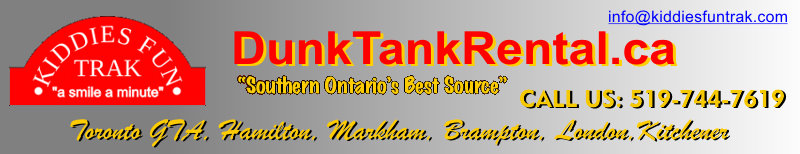 Dunk Tank Rental in Southern Ontario, Toronto GTA, Hamilton, Kitchener, London